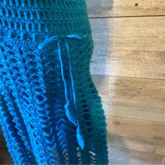 Vintage women’s handmade crocheted fit &‎ flare  dress - Picture 9 of 10